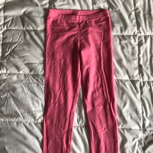 Pink Girls leggings (Amazon basics)